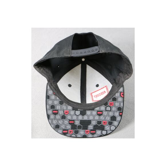 Redcon1 Hat Cap Snap Back Black Red Embroidered Patch Mens RC1 Logo - Picture 8 of 8